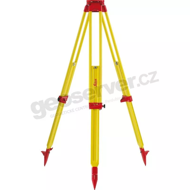 Leica GST120-9 - těžký dřevěný stativ se šrouby, bukové dřevo