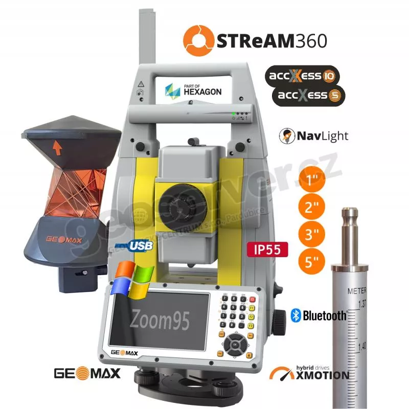 Plný robotický systém GEOMAX Zoom95 Active