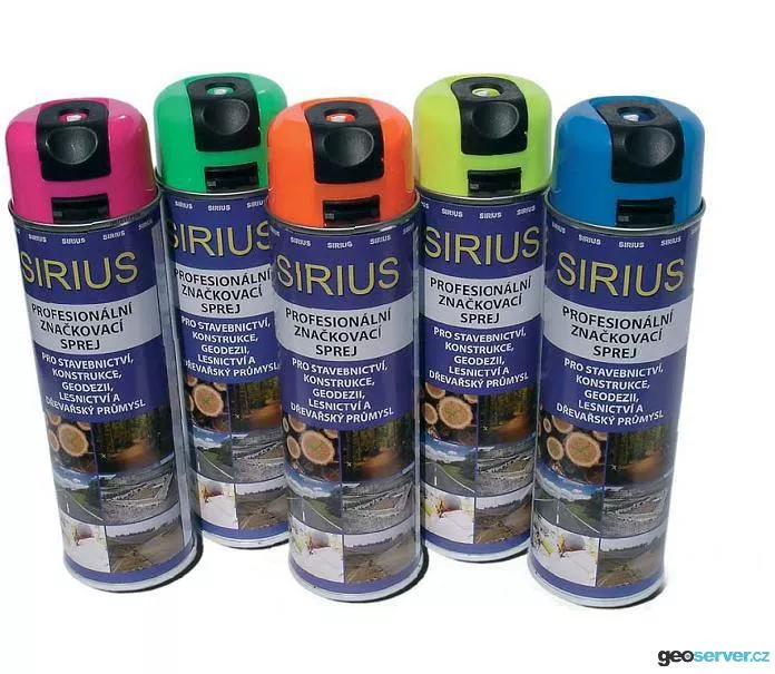 Reflexní sprej Sirius 500 ml Sirius - červený