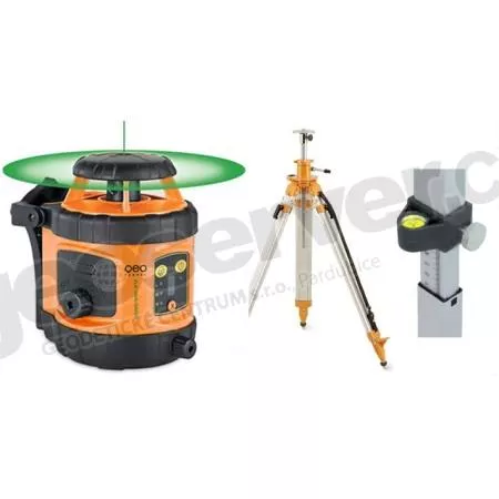 Sada FL 190 Green, laser, stativ, lať
