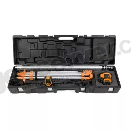 Set FL 190A, laser, stativ, lať, v kufru