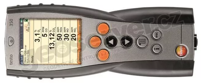 testo 350 - řídící jednotka pro systém analýzy spalin